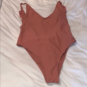 Aerie ruffled one piece